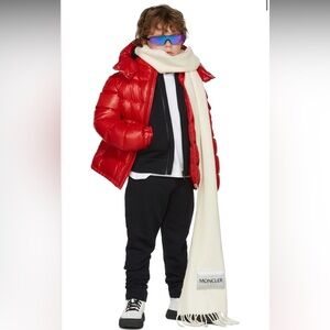 Moncler Bright Red Kids youth enfant Jacket size 10y